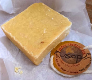 SOP shampoo bar